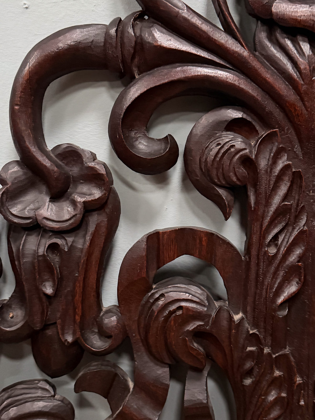 A Pair of Late 19th Century Oak Bed Heads
