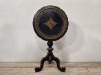 A Mid 19th Papier Mâché Pedestal Table