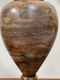 A Pair of Early 20th Century Italian Alabaster Urns