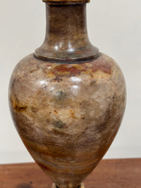 A Pair of Early 20th Century Italian Alabaster Urns
