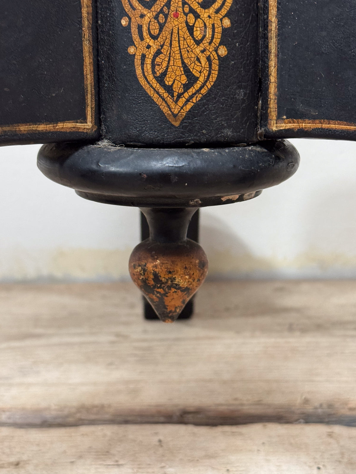 A Mid 19th Papier Mâché Pedestal Table