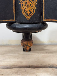 A Mid 19th Papier Mâché Pedestal Table