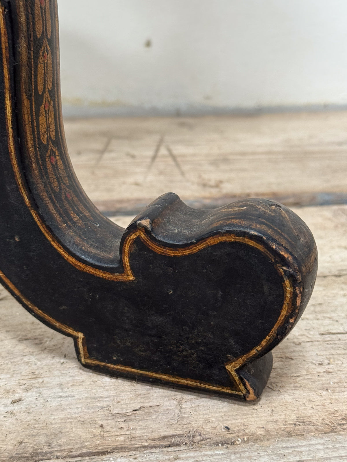 A Mid 19th Papier Mâché Pedestal Table