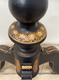 A Mid 19th Papier Mâché Pedestal Table