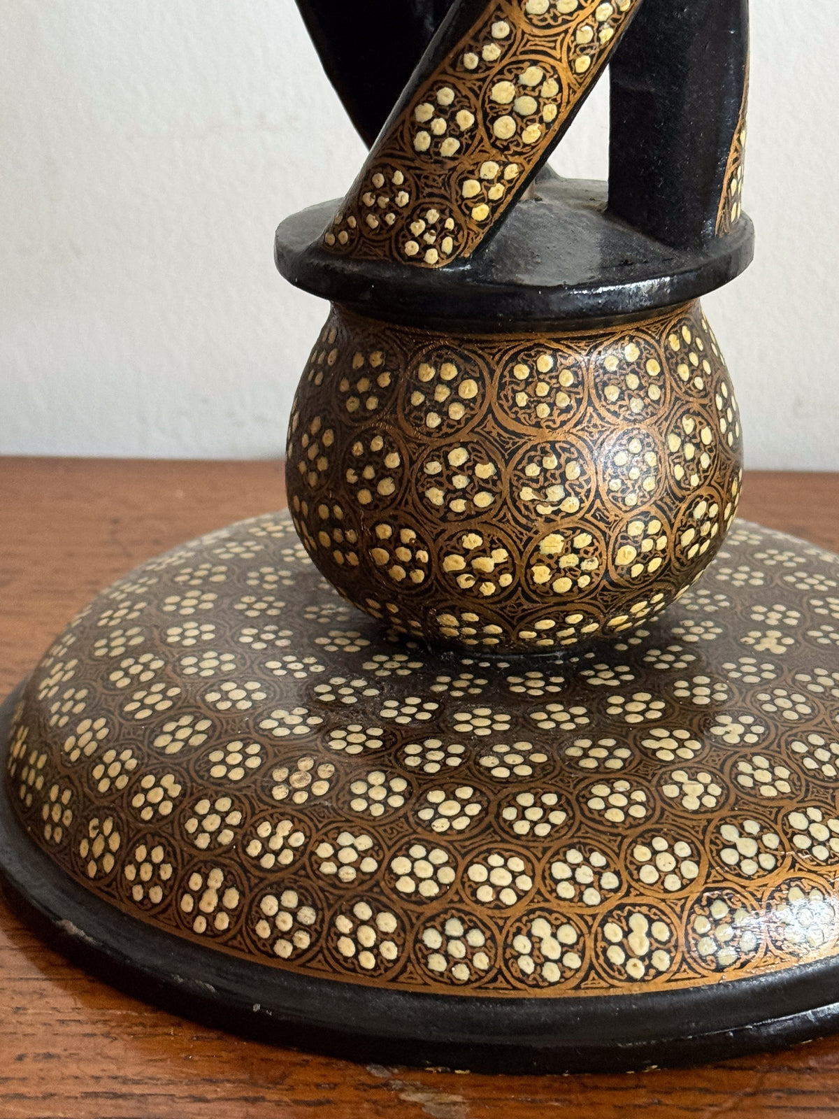 A Pair of Mid 20th Century Kashmiri Twist Lamps