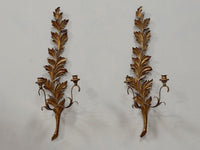A Pair of 19th Century Giltwood Wall Sconces