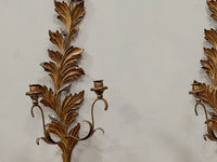 A Pair of 19th Century Giltwood Wall Sconces