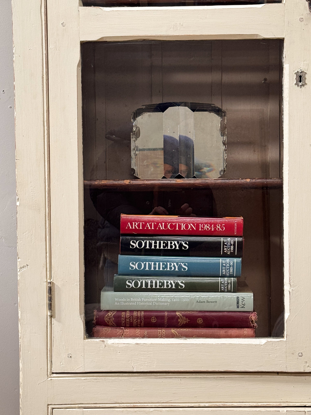 A 19th Century Painted Pine Cupboard