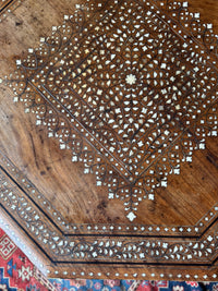 A Late 19th Century Inlaid Hoshiarpur Table
