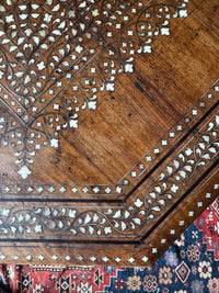 A Late 19th Century Inlaid Hoshiarpur Table