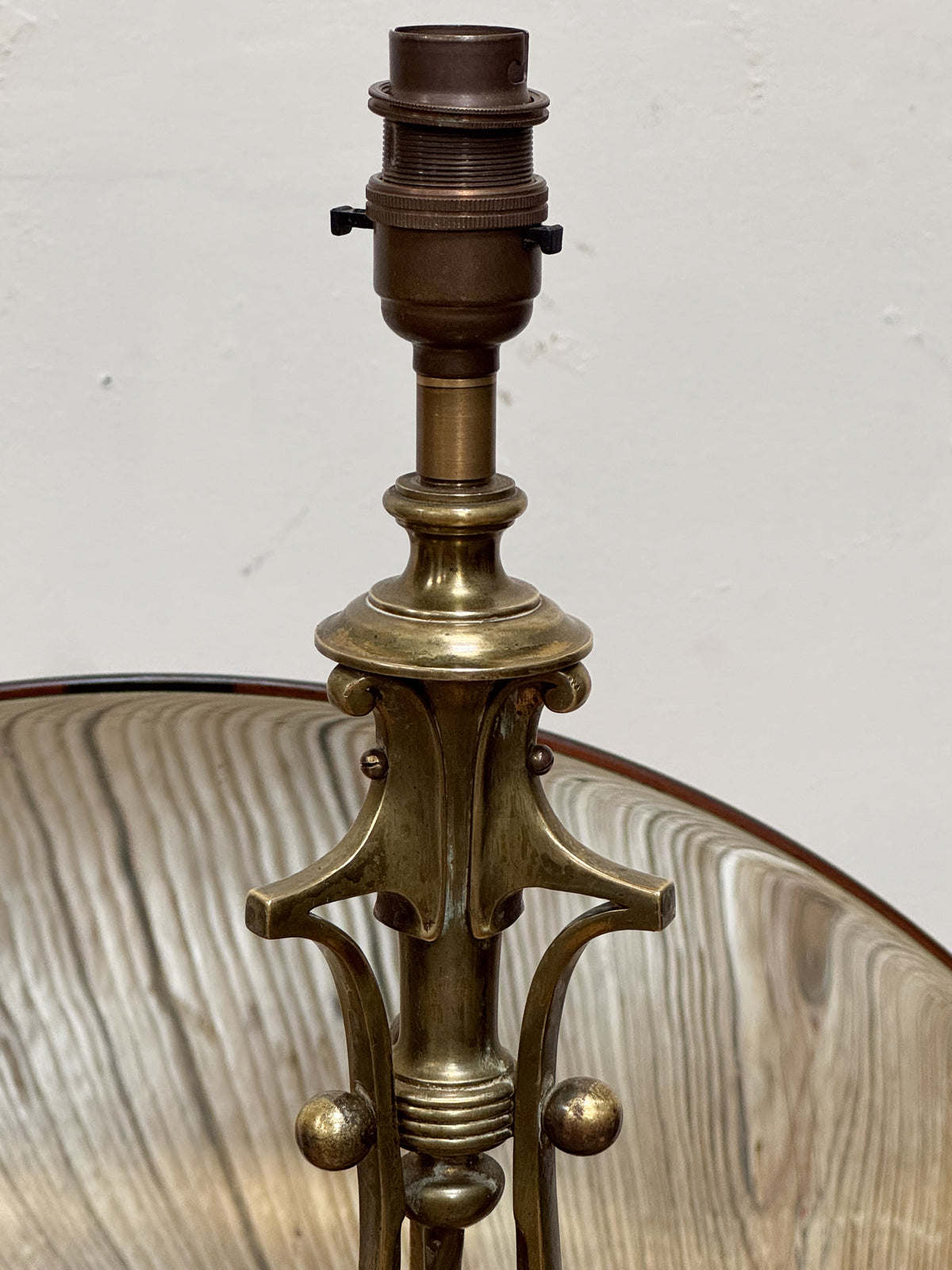 An Early 20th Century Brass Lamp in the manner of W.A.S Benson (1854 - 1924)