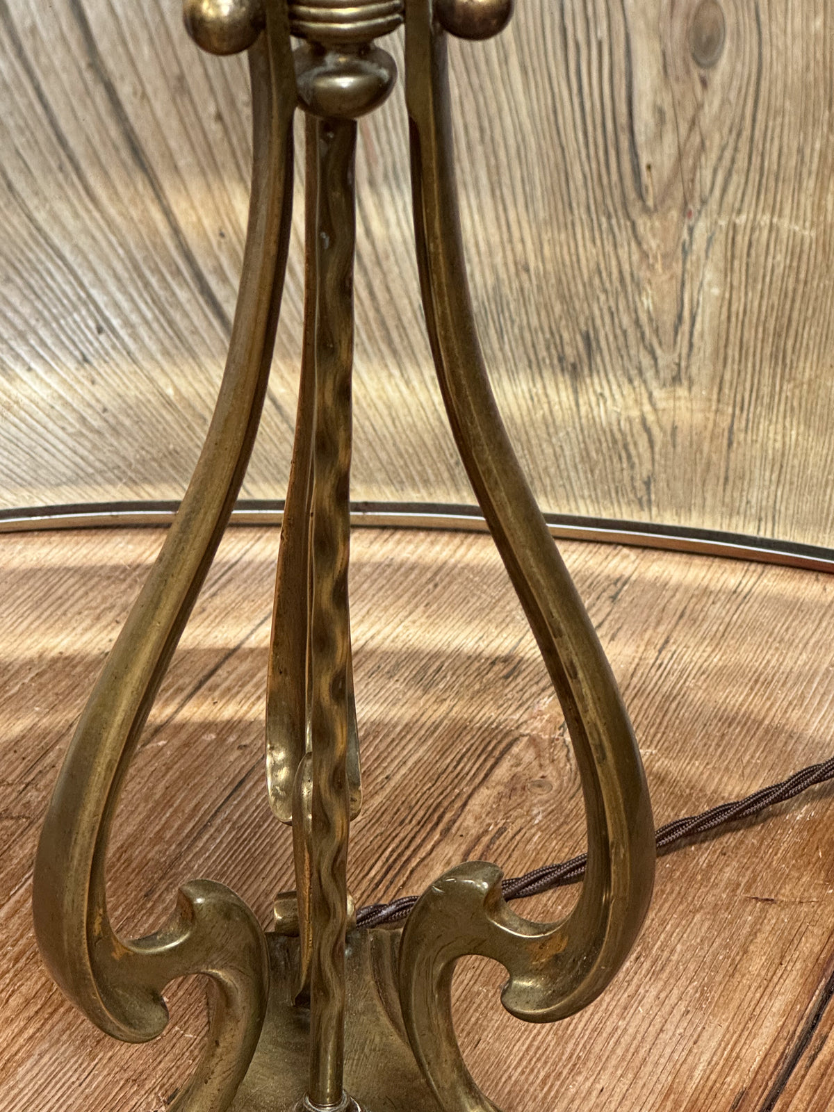 An Early 20th Century Brass Lamp in the manner of W.A.S Benson (1854 - 1924)