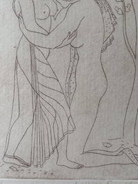 Lettice Sandford (1902-1993) 'Two Girls Embracing' 1937