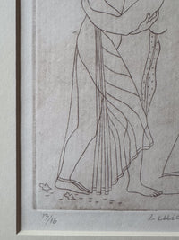 Lettice Sandford (1902-1993) 'Two Girls Embracing' 1937