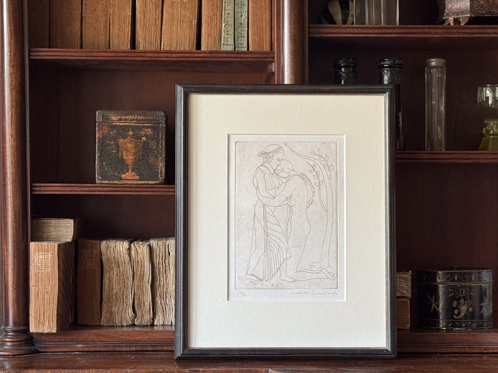 Lettice Sandford (1902-1993) 'Two Girls Embracing' 1937