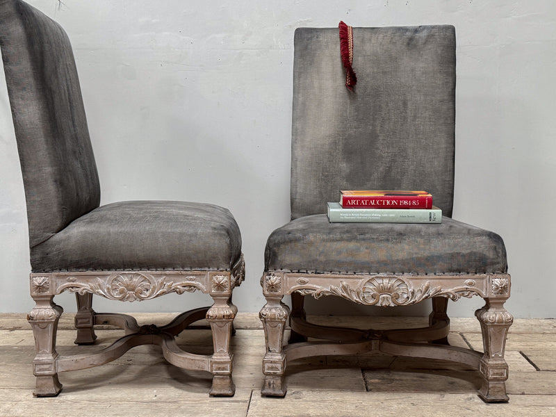 A Pair of Late 19th Century Upholstered Chairs by Cowtan & Sons