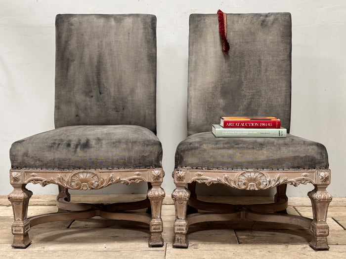 A Pair of Late 19th Century Upholstered Chairs by Cowtan & Sons