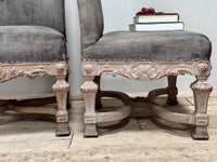 A Pair of Late 19th Century Upholstered Chairs by Cowtan & Sons