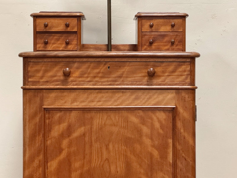 A Late 19th Century Satin Birch Dressing Cabinet by Heals & Sons