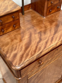 A Late 19th Century Satin Birch Dressing Cabinet by Heals & Sons