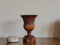 A Mid 19th Century Fruitwood Campagna Urn