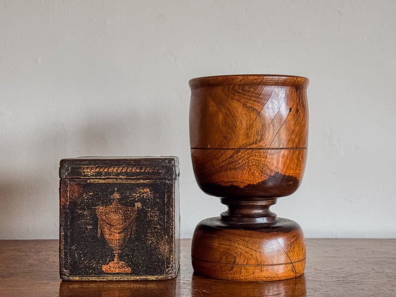 A 19th Century Lignum Vitae Mortar & Pestle