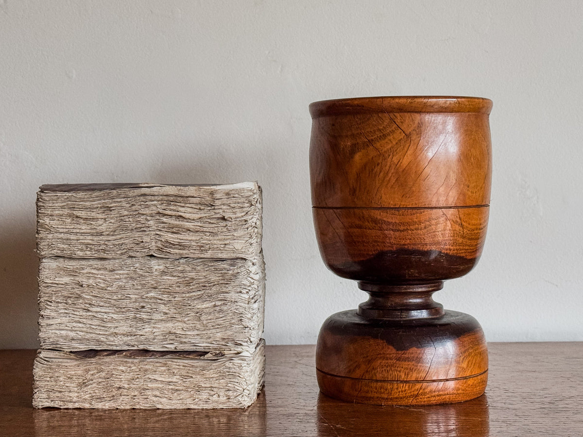 A 19th Century Lignum Vitae Mortar & Pestle