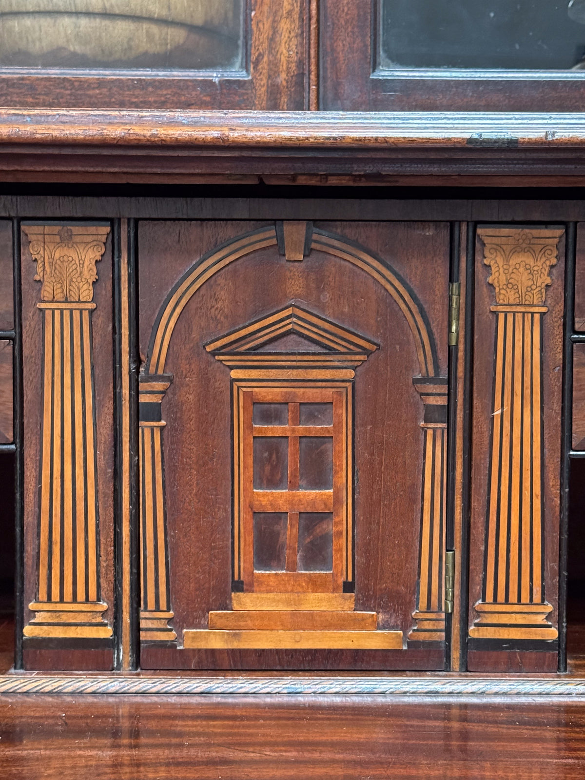 A George III Secrétaire Bookcase