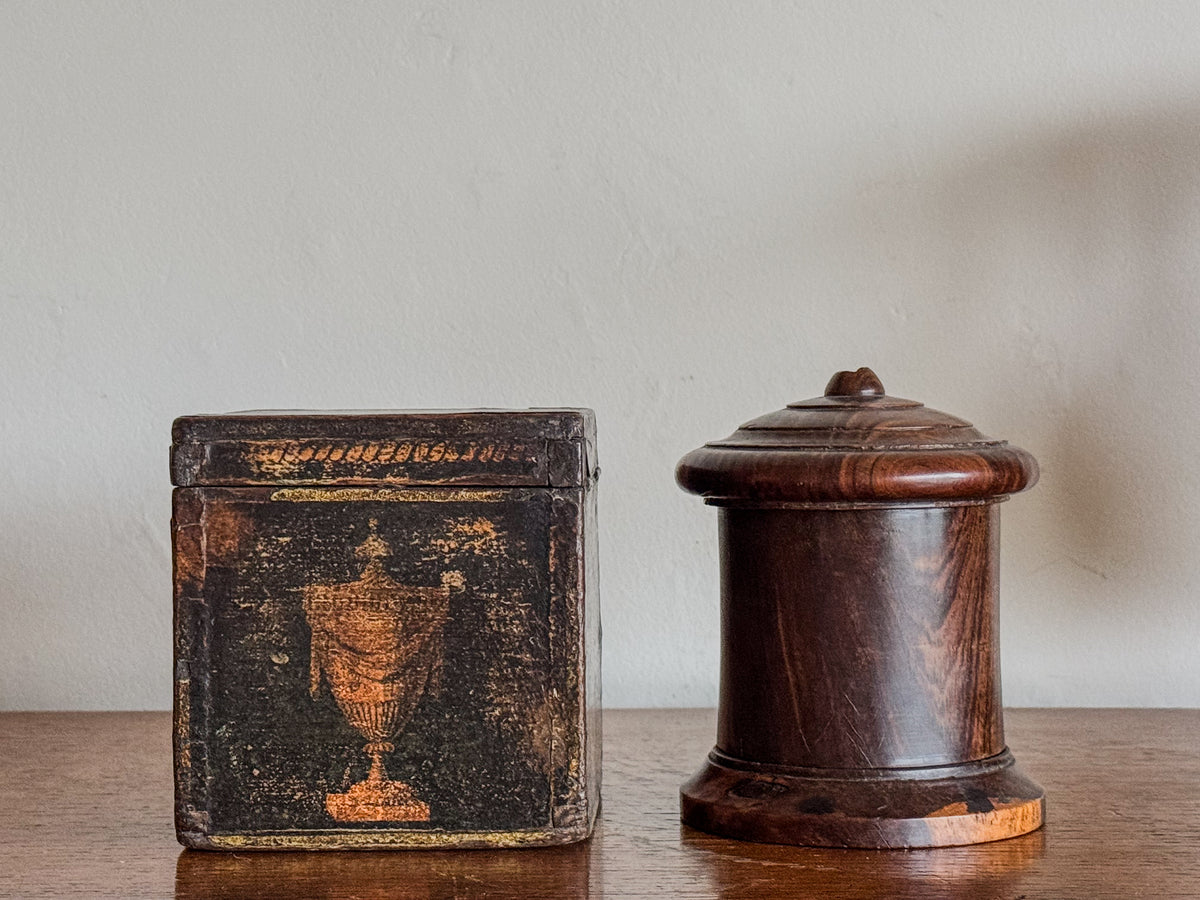 A 19th Century Mahogany String Pot