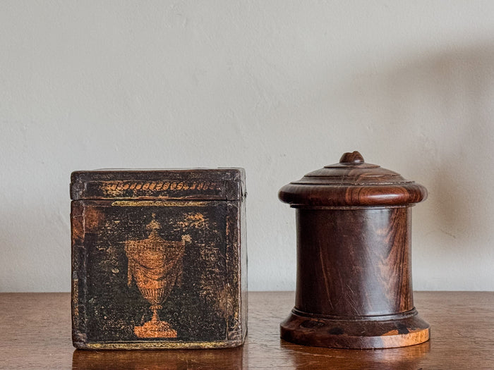 A 19th Century Mahogany String Pot