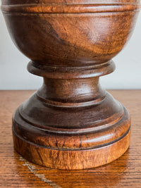 A 19th Century Oak Mortar & Pestle