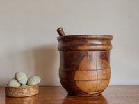A 19th Century Elm Mortar & Pestle