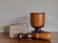 A 19th Century Lignum Vitae Mortar & Pestle