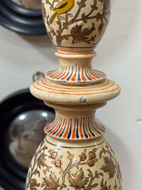 A Pair of Handpainted Kashmiri Lamps