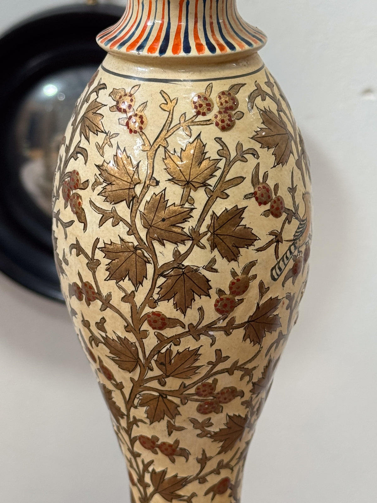 A Pair of Handpainted Kashmiri Lamps