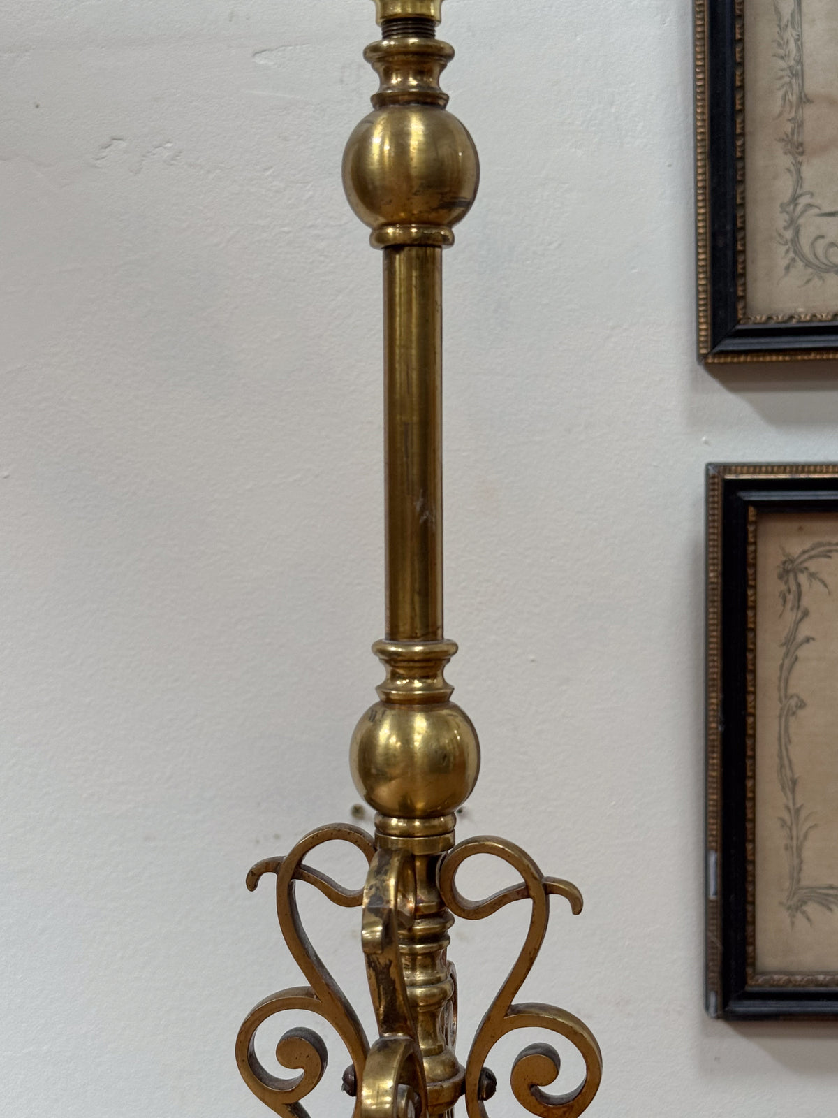 An Early 20th Century Brass Lamp
