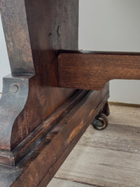 An Extraordinary Mid 19th Century Oak Dairy Table