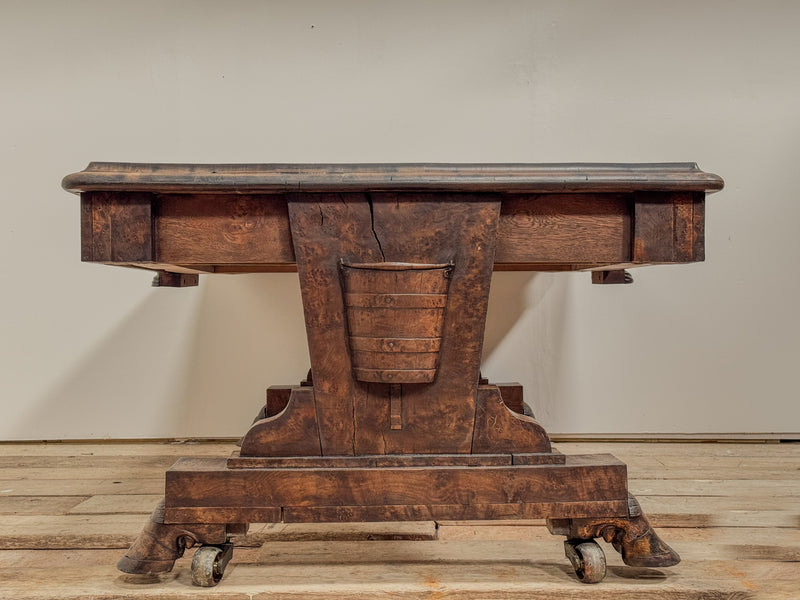 An Extraordinary Mid 19th Century Oak Dairy Table