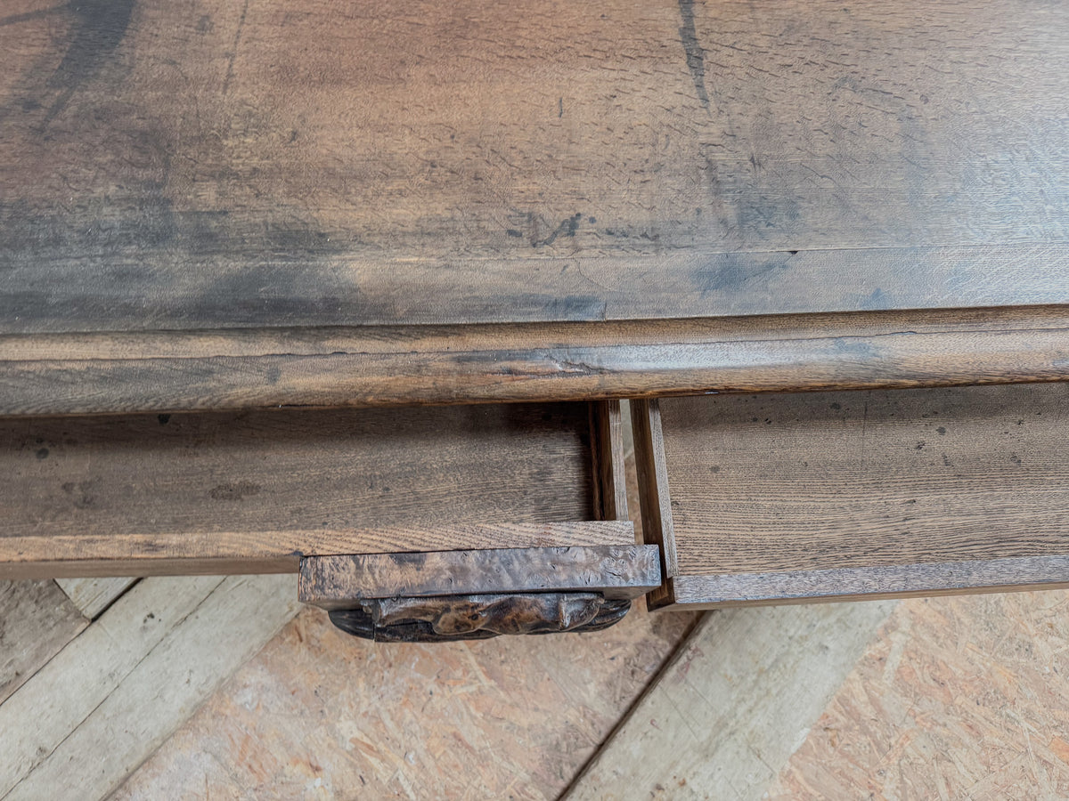 An Extraordinary Mid 19th Century Oak Dairy Table