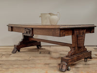 An Extraordinary Mid 19th Century Oak Dairy Table