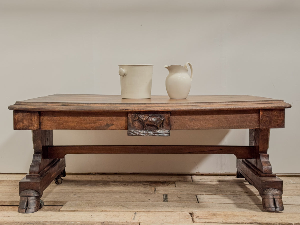 An Extraordinary Mid 19th Century Oak Dairy Table