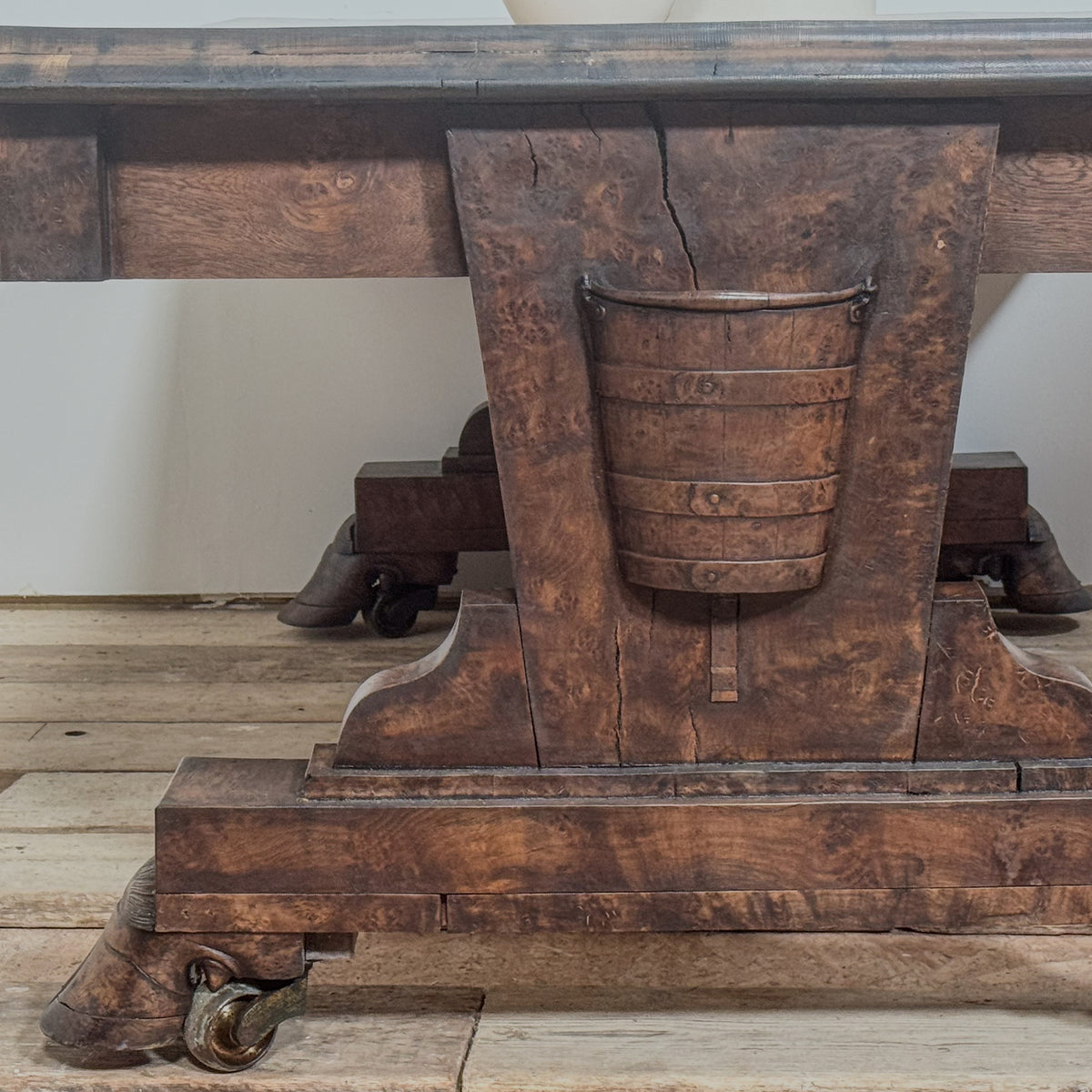 An Extraordinary Mid 19th Century Oak Dairy Table