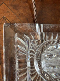 An Early 20th Century Cut Glass Column Lamp