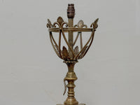 A Late 19th Century Brass Standard Lamp