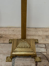 A Late 19th Century Brass Standard Lamp