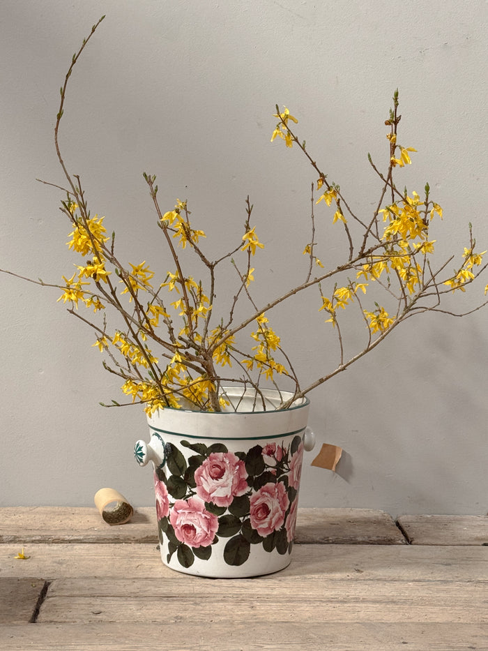 An Early 20th Century Wemyss Ware Cabbage Rose Bucket