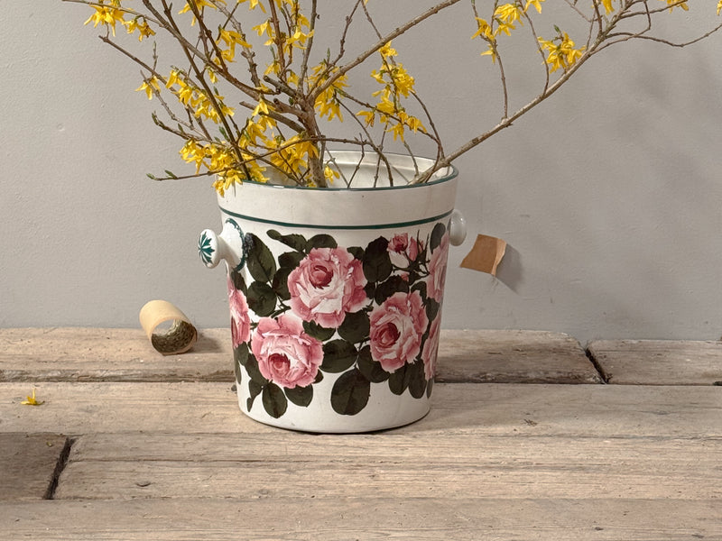 An Early 20th Century Wemyss Ware Cabbage Rose Bucket