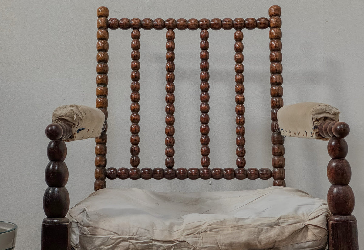 A Mid 19th Century Simulated Rosewood Bobbin Chair