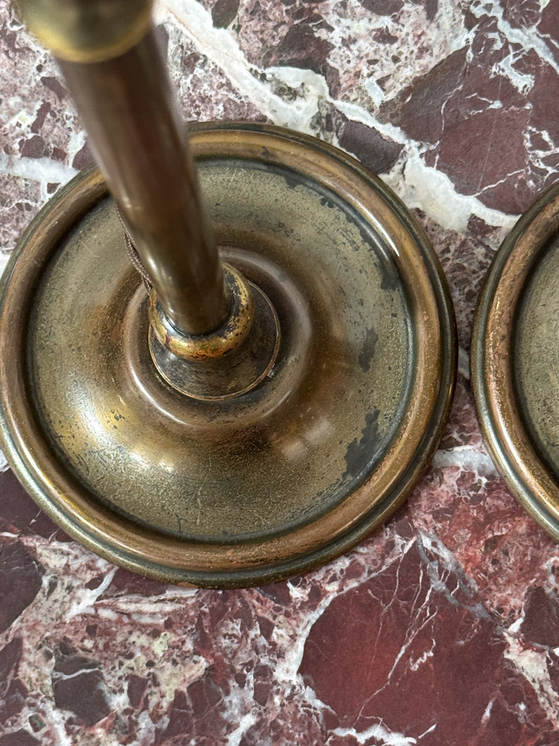 Early 20th Century Brass Lamps