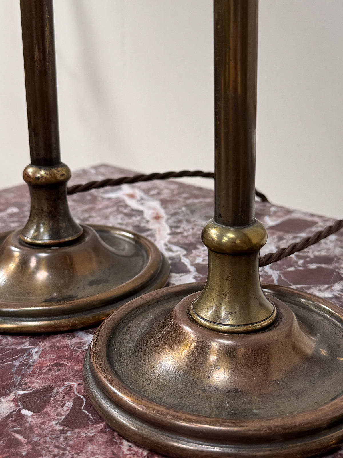 Early 20th Century Brass Lamps
